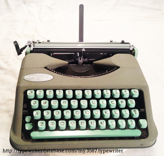 1959 Hermes Rocket on the Typewriter Database